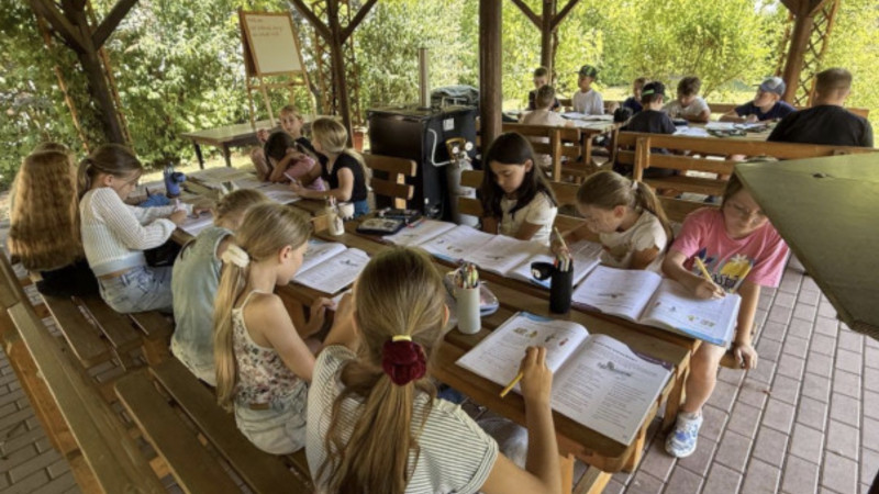 Unterricht im grünen Klassenzimmer